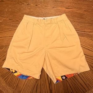 Polo Ralph Lauren Shorts Men’s 32 Colorful Yellow Flat Front Chino